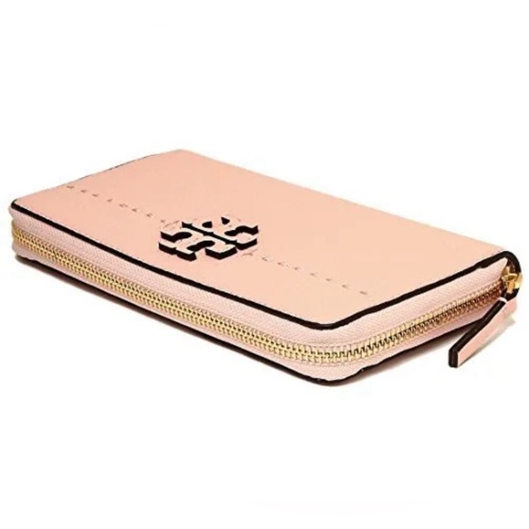 TORY BURCH MCGRAW ZIP CONTINENTAL WALLET PINK QUARTZ - Picture 3 of 8